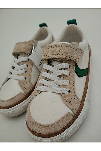Next Dětské tenisky Mayoral Sneakers 44718 Bílé Béžové Zelené Velikost UK 9 | Next | obrázek 6