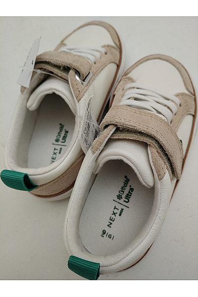Next Dětské tenisky Mayoral Sneakers 44718 Bílé Béžové Zelené Velikost UK 9 | Next | obrázek 7