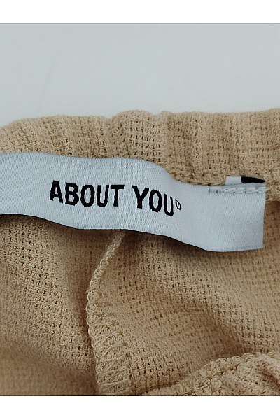Dámské béžové široké letní kalhoty s vysokým pasem Vel. EU 38 | Unimoda | obrázek 5
