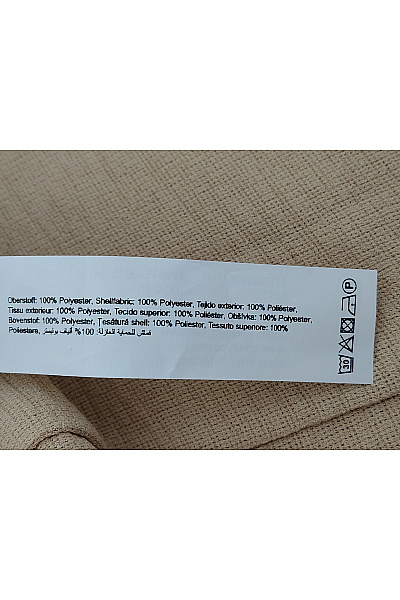 Dámské béžové široké letní kalhoty s vysokým pasem Vel. EU 38 | Unimoda | obrázek 7