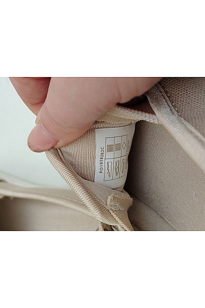 Dámské tenisky plátěné slip-on s pleteným detailem Béžové Velikost EU 39 | Unimoda | obrázek 8