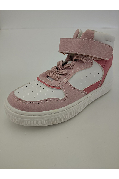 Dětské tenisky kotníkové na suchý zip Bílá-Růžová Malva Růžové Bílé Vel. EU 30 | Unimoda | obrázek 10