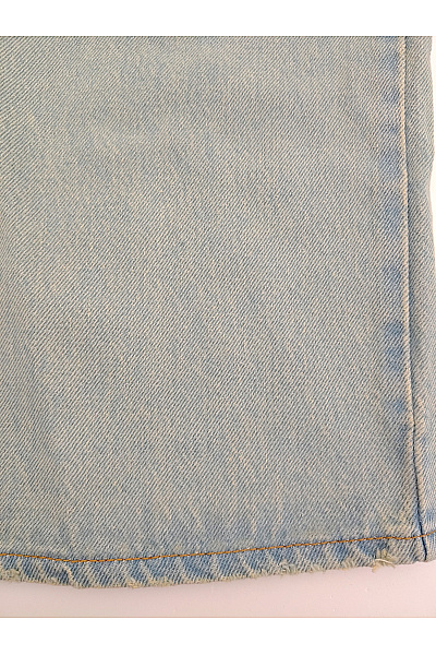 LEVIS Dámské modré bavlněné džíny s dírami wide leg Velikost US 27 | LEVIS | obrázek 3