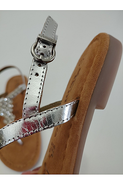 TAMARIS Dámské hnědé sandály s kamínky letní elegantní Vel. EU 37 | TAMARIS | obrázek 5