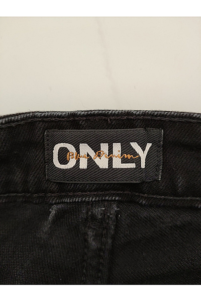 ONLY Dámské bavlněné džíny s vysokým pasem široké černé Vel. EU 27/30 | ONLY | obrázek 5