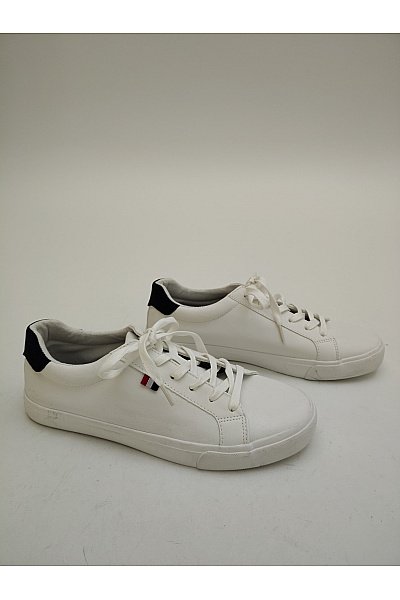 Pánské tenisky Tommy Hilfiger Essential Leather Sneaker Bílé Černé Vel. EU 41 | Unimoda | obrázek 2