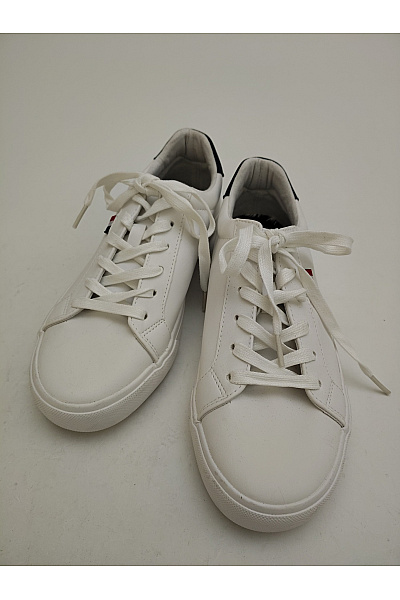 Pánské tenisky Tommy Hilfiger Essential Leather Sneaker Bílé Černé Vel. EU 41 | Unimoda | obrázek 3