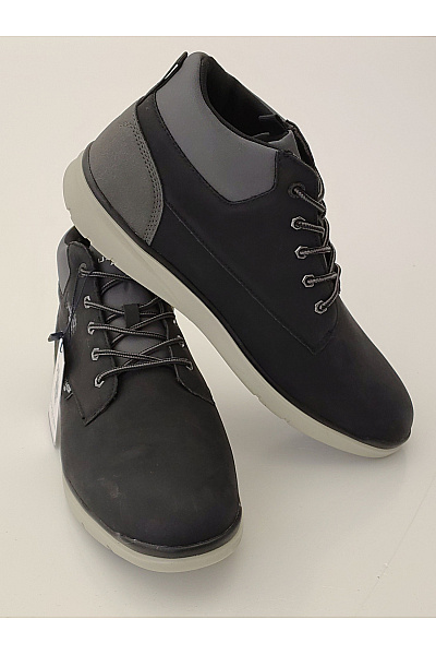U.S.POLO ASSN. Pánské černé kotníkové šněrovací vycházkové boty Velikost EU 45 | U.S.POLO ASSN. | obrázek 5