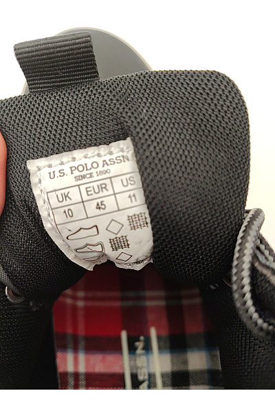 U.S.POLO ASSN. Pánské černé kotníkové šněrovací vycházkové boty Velikost EU 45 | U.S.POLO ASSN. | obrázek 11