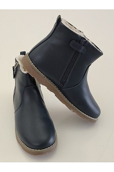 Dětské kotníkové zimní boty na zip s kožíškem Vel. EU 35 | Unimoda | obrázek 6