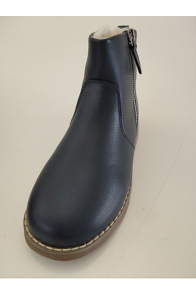 Dětské kotníkové zimní boty na zip s kožíškem Vel. EU 35 | Unimoda | obrázek 7