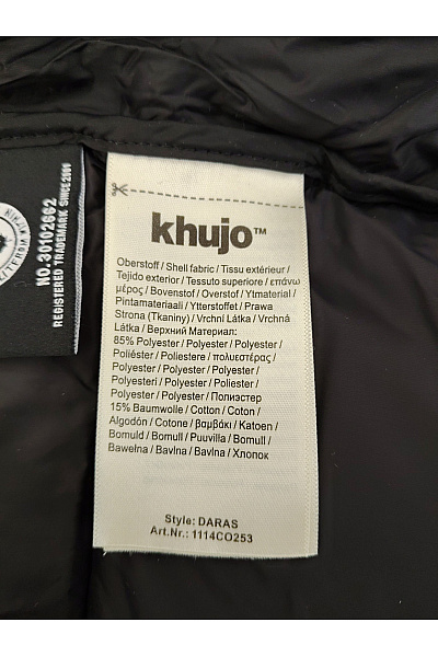 Khujo Dámská černá zimní dlouhá prošívaná bunda s kapucí a beránkem oboustranná Velikost M | Khujo | obrázek 8
