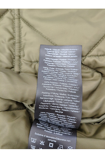 VERO MODA Dámská khaki prošívaná přechodová bunda s kapucí Vel. EU M | VERO MODA | obrázek 6