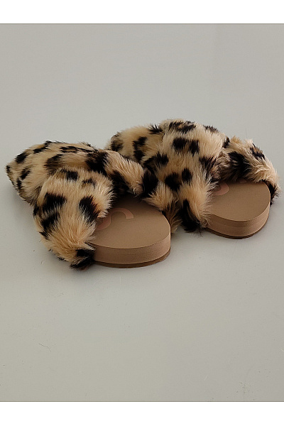 TOMS Dámské leopardí pantofle s kožíškem nazouvací | TOMS | obrázek 2