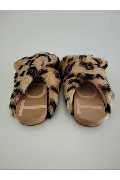 TOMS Dámské leopardí pantofle s kožíškem nazouvací | TOMS | obrázek 6