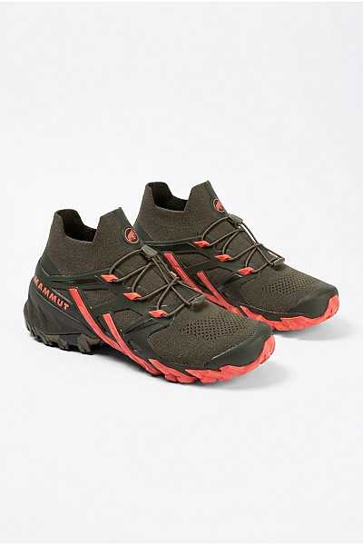 MAMMUT Dámské Khaki Outdoorové Trailové Boty Kotníkové Sportovní Vel. EU 39
