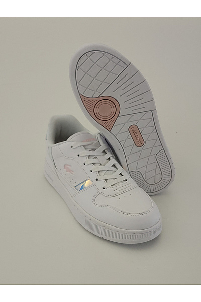 LACOSTE Dámské tenisky T-Clip Bílé Barevné Růžové Velikost 37 | LACOSTE | obrázek 8
