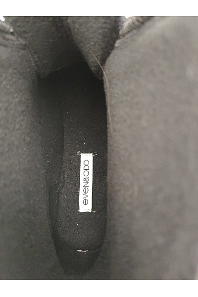 Even&ODD Dámské černé kotníkové boty na zip s platformou Vel. EU 40 | even&ODD | obrázek 10