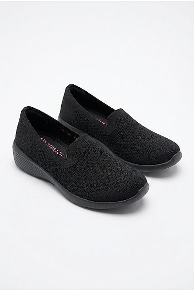 SKECHERS Dámské černé Slip-on Vycházkové Polobotky Vel. EU 36,5