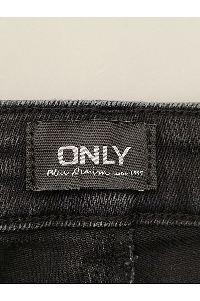 ONLY Dámské černé bavlněné skinny džíny s vysokým pasem Velikost US 29/30 | ONLY | obrázek 5