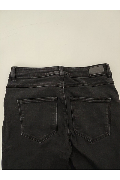 ONLY Dámské černé bavlněné skinny džíny s vysokým pasem Velikost US 29/30 | ONLY | obrázek 9