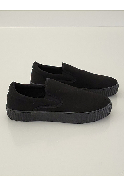Pánské tenisky T.U.K. Black Canvas Slip-On Creeper Sneaker Černé Velikost EU 46 | Unimoda | obrázek 2