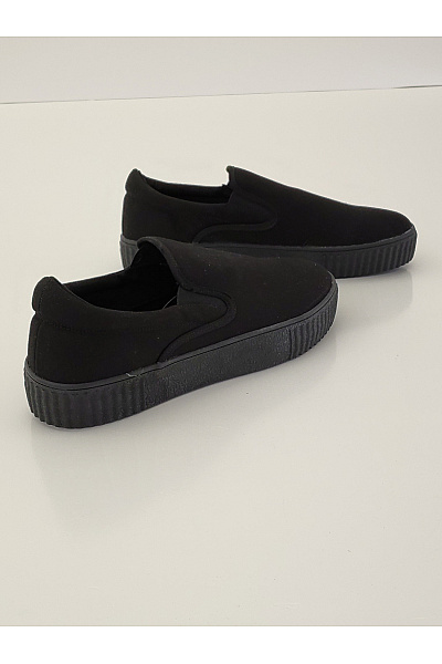 Pánské tenisky T.U.K. Black Canvas Slip-On Creeper Sneaker Černé Velikost EU 46 | Unimoda | obrázek 3