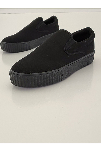 Pánské tenisky T.U.K. Black Canvas Slip-On Creeper Sneaker Černé Velikost EU 46 | Unimoda | obrázek 5