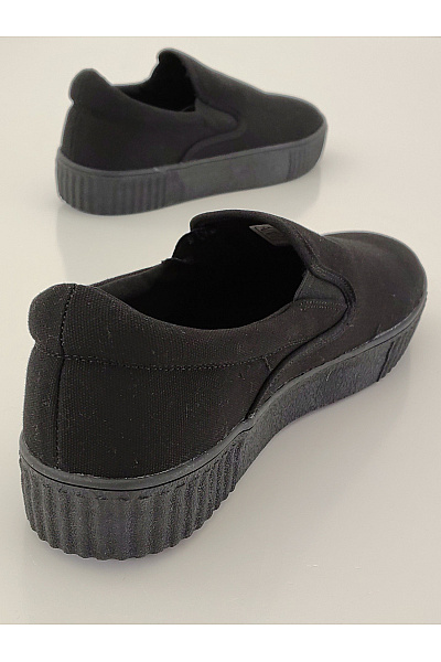 Pánské tenisky T.U.K. Black Canvas Slip-On Creeper Sneaker Černé Velikost EU 46 | Unimoda | obrázek 13