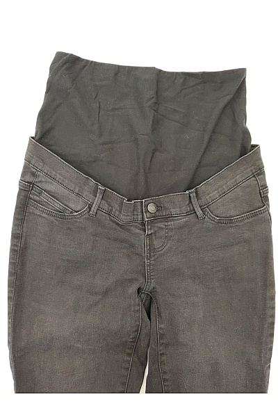 VERO MODA Černé těhotenské bavlněné skinny džíny Velikost EU M | VERO MODA | obrázek 4