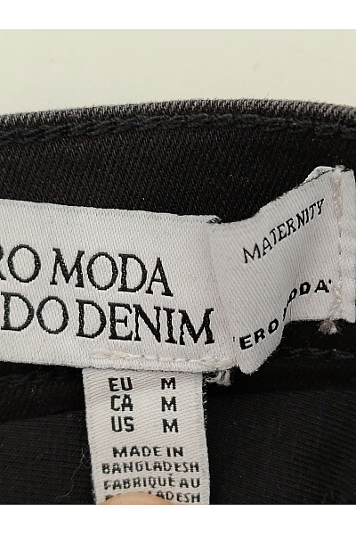 VERO MODA Černé těhotenské bavlněné skinny džíny Velikost EU M | VERO MODA | obrázek 6