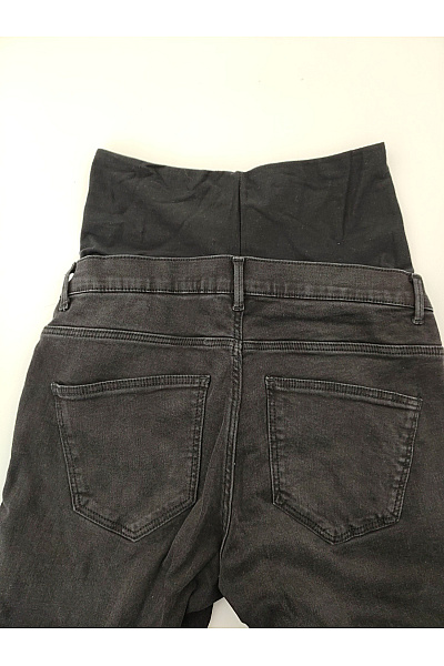 VERO MODA Černé těhotenské bavlněné skinny džíny Velikost EU M | VERO MODA | obrázek 9