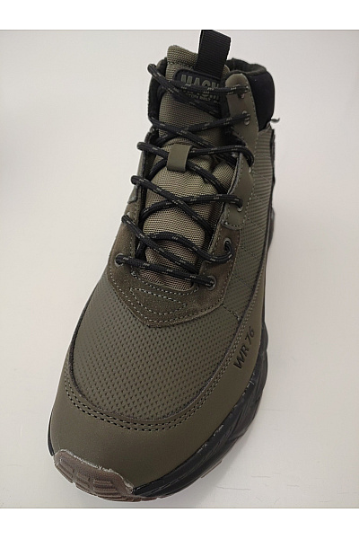Pánské khaki kotníkové outdoorové boty šněrovací podzimní | Unimoda | obrázek 7