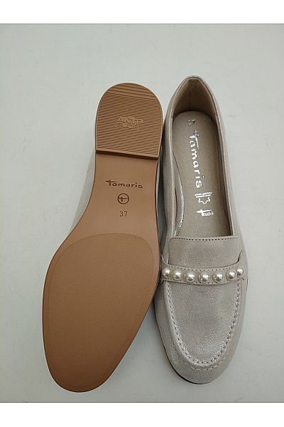 TAMARIS Dámské třpytivé polobotky s perlami elegantní nazouvací Vel. EU 37 | TAMARIS | obrázek 5