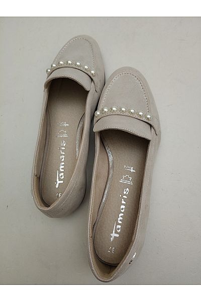 TAMARIS Dámské třpytivé polobotky s perlami elegantní nazouvací Vel. EU 37 | TAMARIS | obrázek 10
