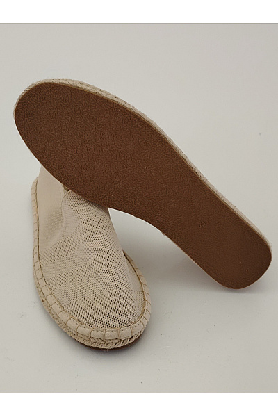 Dámské béžové espadrilky slip-on prodyšné letní vycházkové Velikost EU 40 | Unimoda | obrázek 3