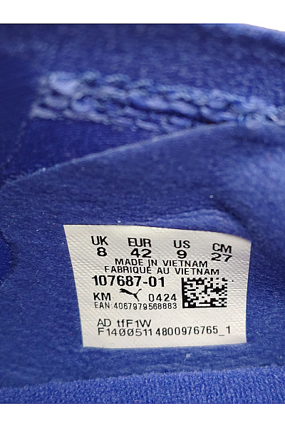 Puma Pánské modré šněrovací sportovní kopačky Velikost US 9 | Puma | obrázek 8