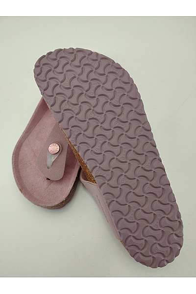 Birkenstock Dětské růžové kožené žabky s přezkou Vel. EU 34 | Birkenstock | obrázek 3