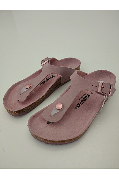 Birkenstock Dětské růžové kožené žabky s přezkou Vel. EU 34 | Birkenstock | obrázek 4