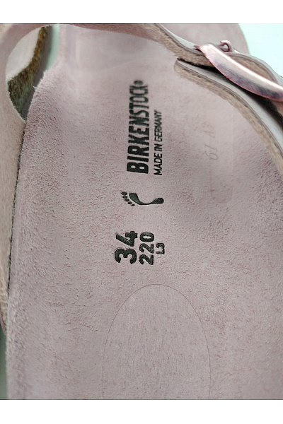 Birkenstock Dětské růžové kožené žabky s přezkou Vel. EU 34 | Birkenstock | obrázek 6