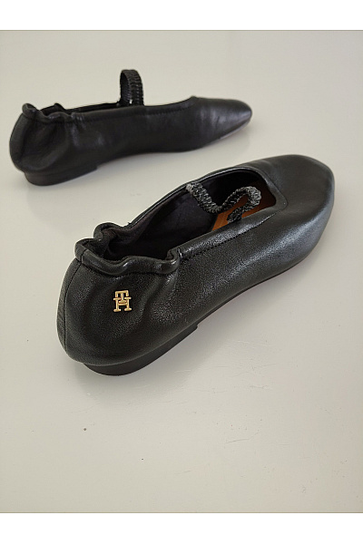 TOMMY HILFIGER Dámské kožené baleríny s páskem černé Vel. EU 38 | TOMMY HILFIGER | obrázek 4