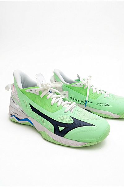 Mizuno Dámské Tenisky Wave Mirage 5 Women Zelené Bílé Modré Velikost EU 37