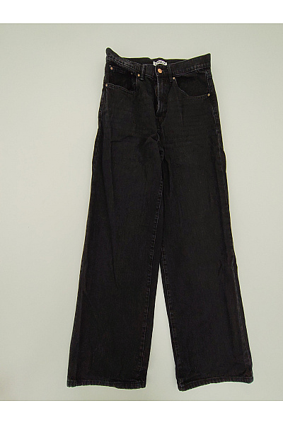 ONLY Dámské černé bavlněné džíny s vysokým pasem wide leg Velikost EU 29/34 | ONLY | obrázek 2