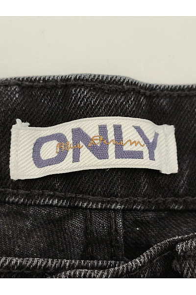 ONLY Dámské černé bavlněné džíny s vysokým pasem wide leg Velikost EU 29/34 | ONLY | obrázek 6