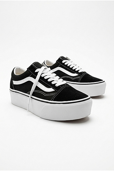 Vans Dámské Tenisky Old Skool Stackform Černobílé Velikost EU 40