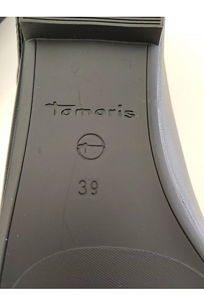 TAMARIS Černé dámské baleríny Mary Jane s páskem a přezkou Vel. EU 39 | TAMARIS | obrázek 4