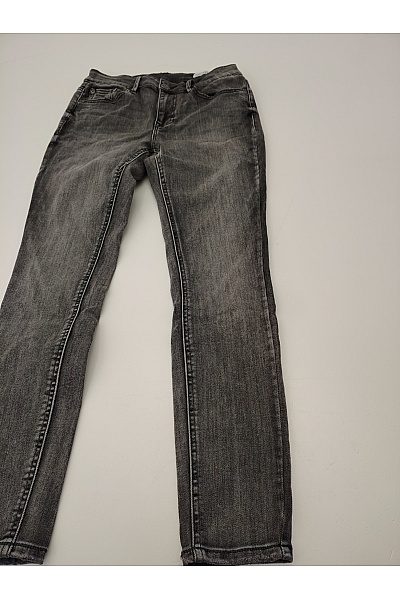 VERO MODA Dámské šedé bavlněné skinny džíny s vysokým pasem Vel. EU M/30 | VERO MODA | obrázek 3