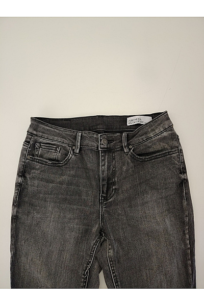 VERO MODA Dámské šedé bavlněné skinny džíny s vysokým pasem Vel. EU M/30 | VERO MODA | obrázek 4