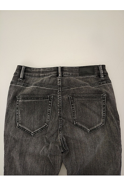 VERO MODA Dámské šedé bavlněné skinny džíny s vysokým pasem Vel. EU M/30 | VERO MODA | obrázek 5
