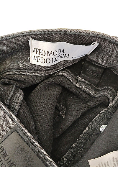VERO MODA Dámské šedé bavlněné skinny džíny s vysokým pasem Vel. EU M/30 | VERO MODA | obrázek 8